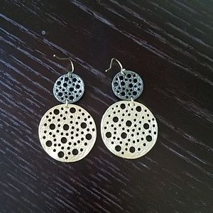 Two tone earrings
